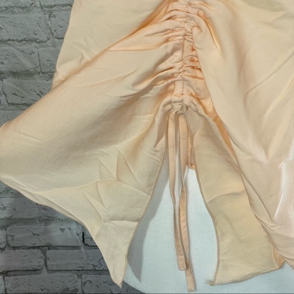 FREE PEOPLE Cream Cinched Camisole Large - Picture 8 of 13